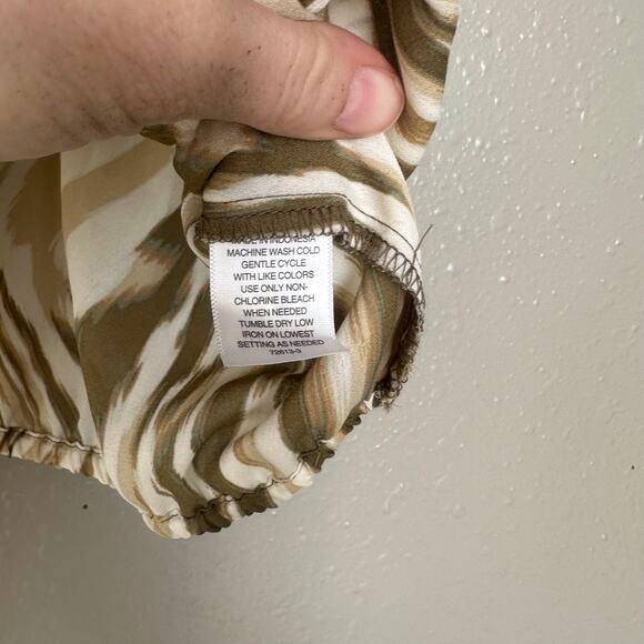 Worthington time warp marble lightweight blouse size XL - Picture 4 of 7